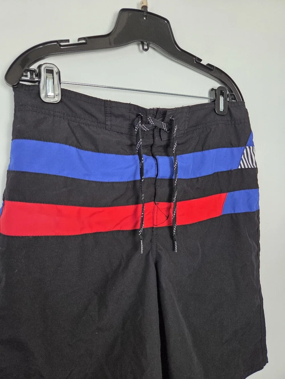 Route 66 Men's Swim Trunks Bottoms Board Shorts Blue Large Pool Beach Vacation